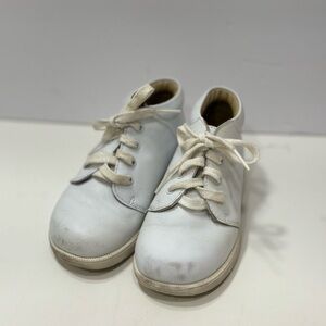 Elefanten white leather baby bootie made in Germany size 22 EU, size 6 US